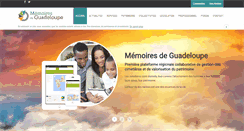 Desktop Screenshot of memoires-de-guadeloupe.com
